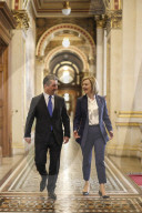 Foreign Secretary Liz Truss with Kurdistan PM Masrour Barzani
