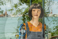 FEATURE - Biennale Venedig: Ai-Da Robot,  ultrarealistischer humanoider Roboterkünstler
