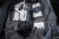 NEWS - Ukraine-Krieg: Zerstörte Gebäude in der Stadt Borodyanka