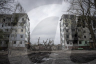 NEWS - Ukraine-Krieg: Zerstörte Stadtteile in Borodyanka