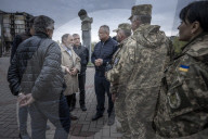NEWS - Ukraine-Krieg: Zerstörte Stadtteile in Borodyanka
