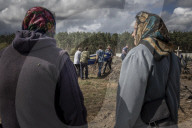 NEWS - Ukraine-Krieg: Zerstörte Stadtteile in Borodyanka