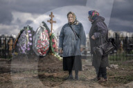 NEWS - Ukraine-Krieg: Zerstörte Stadtteile in Borodyanka