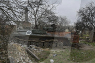 Charred houses, cratered lawns and an epic clean-up on road to Chernihiv