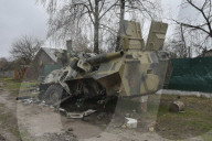 Charred houses, cratered lawns and an epic clean-up on road to Chernihiv