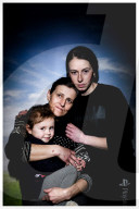 NEWS - Ukraine-Krieg: Porträts von Frauen und Kindern, die aus der Ukraine geflohen sind
