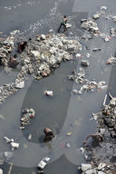 NEWS - Indien: Der Fluss Yamuna in Delhi ist ausgetrocknet