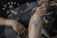 It symbolises resistance: Ukrainians get tattoos to back war effort