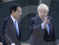 Boris Johnson meets Prime Minister Fumio Kishida