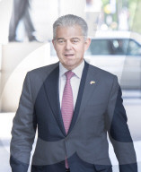 Brandon Lewis MP NI Minister arriving  at the BBC, London