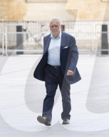 Sir Robert Neill arriving at the BBC, Broadcasting House, London