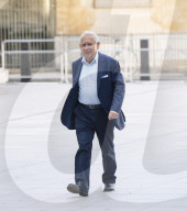 Sir Robert Neill arriving at the BBC, Broadcasting House, London