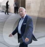 Sir Robert Neill arriving at the BBC, Broadcasting House, London
