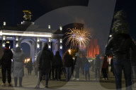 RUSSIA-MOSCOW-VICTORY DAY-FIREWORKS