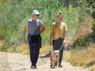 Alicia Silverstone Takes Her Dog For An Afternoon Hike