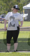 Kelly Clarkson puts her drama with ex-husband Brandon Blackstock to one side as she takes their two kids to a soccer game in LA on MotherÍs Day Weekend.