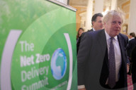 Boris Johnson attends the Net Zero Delivery Summit