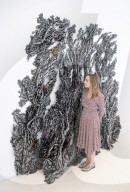 Press preview of Cristina Iglesias at Gagosian gallery.