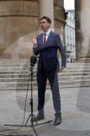 Ed Miliband attends the Sunday Morning Show at at BBC