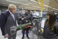 Prime Minister Boris Johnson visits Thales in Belfast