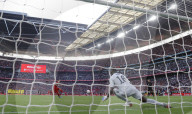 Chelsea vs Liverpool F.A. Cup Final match at Wembley Stadium.