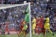 Chelsea vs Liverpool F.A. Cup Final match at Wembley Stadium.