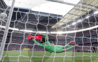 Chelsea vs Liverpool F.A. Cup Final match at Wembley Stadium.