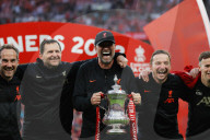 Chelsea vs Liverpool F.A. Cup Final match at Wembley Stadium.