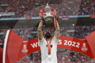 Chelsea vs Liverpool F.A. Cup Final match at Wembley Stadium.