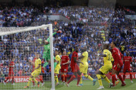 Chelsea vs Liverpool F.A. Cup Final match at Wembley Stadium.