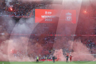 Chelsea vs Liverpool F.A. Cup Final match at Wembley Stadium.