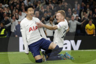 Tottenham Hotspur vs Arsenal, Premier League match at the Tottenham Hotspur Stadium.