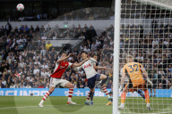 Tottenham Hotspur vs Arsenal, Premier League match at the Tottenham Hotspur Stadium.