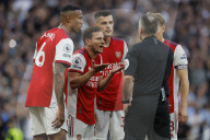 Tottenham Hotspur vs Arsenal, Premier League match at the Tottenham Hotspur Stadium.