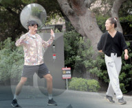 Anthony Kiedis, 59, is seen with a mystery woman out for a morning walk in Malibu. 