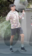Anthony Kiedis, 59, is seen with a mystery woman out for a morning walk in Malibu. 