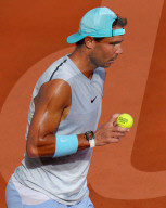 TENNIS - Roland Garros: Rafael Nadal beim Training
