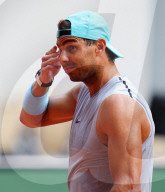TENNIS - Roland Garros: Rafael Nadal beim Training