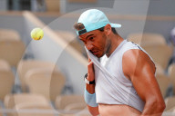 TENNIS - Roland Garros: Rafael Nadal beim Training