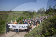 Access is vital: picnicking protesters target Duke of Somerset’s woods
