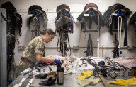 Behind the scenes with the Household Cavalry mounted regiment at Hyde Park Barracks, London