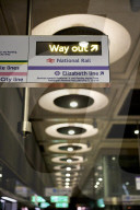 TFL Chief Operating Officer Andy Lord looks around the Elizabeth Line Paddington station ahead of the opening on 24 May