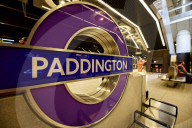 TFL Chief Operating Officer Andy Lord looks around the Elizabeth Line Paddington station ahead of the opening on 24 May