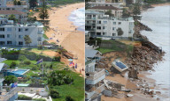 A 7m wall has gone up on a Sydney beach: are we destroying public space to save private property?