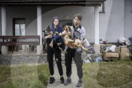 We had too much to do to be scared: the couple who fled Irpin with 19 dogs