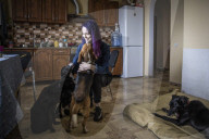 We had too much to do to be scared: the couple who fled Irpin with 19 dogs