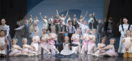 Press photocall for London Children's Ballet Anne of Green Gables Book at The Peacock Theatre, London.