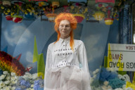 Floral displays celebrating the Queen's Platinum Jubilee are seen at the Chelsea in Bloom 2022 in London 