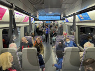 Opening day of the Elizabeth Line.
