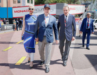 Princely Couple Attends Monaco Grand Prix